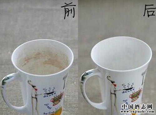 啤酒妙祛茶漬
